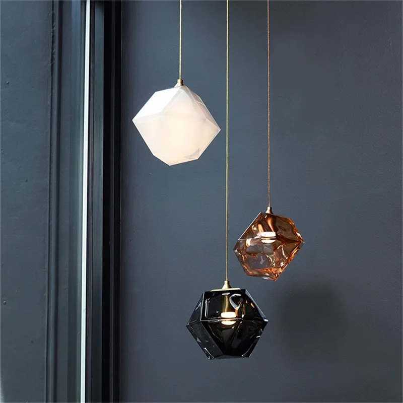 SAMAN Nordic Creative Pendant Light Modern Ball Shape LED Lamp Fixture Decorative For Home Living Room