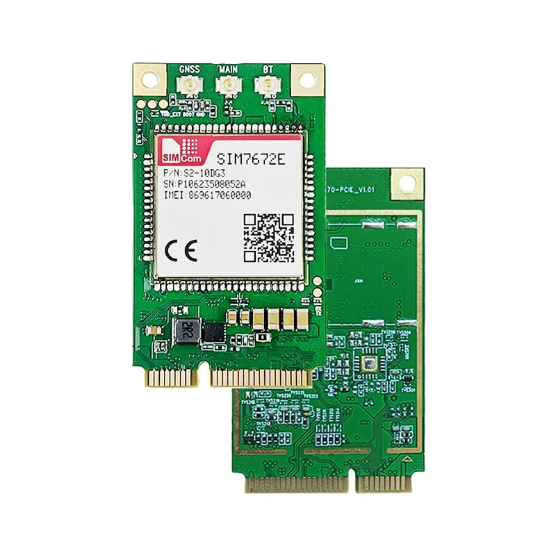 Modulo SIMCOM CAT1 LTE SIM7672E-LNGV-PCIE