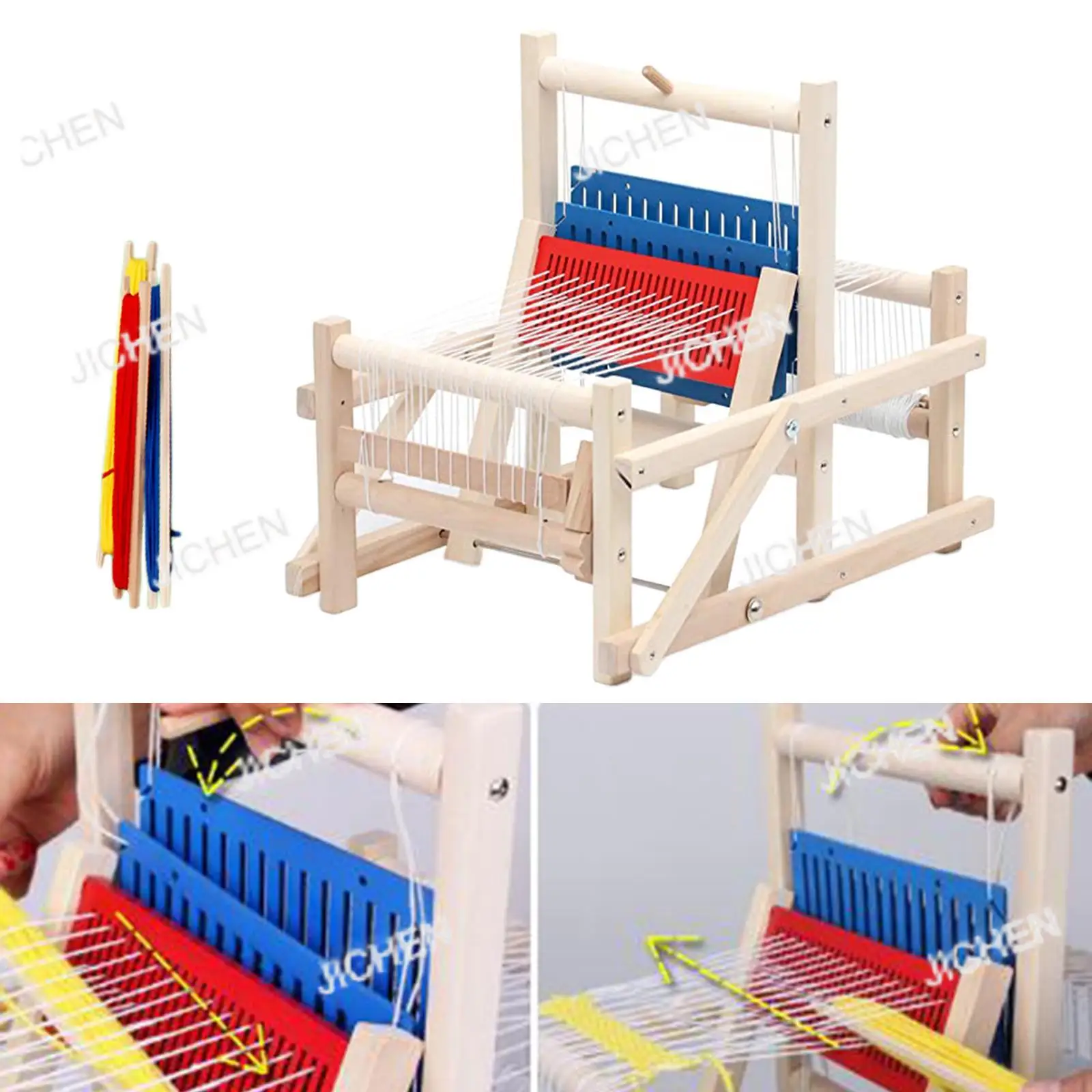 

Neu DIY Multi-Craft Weaving Frame Kit Tabletop Knitting Kit Educational