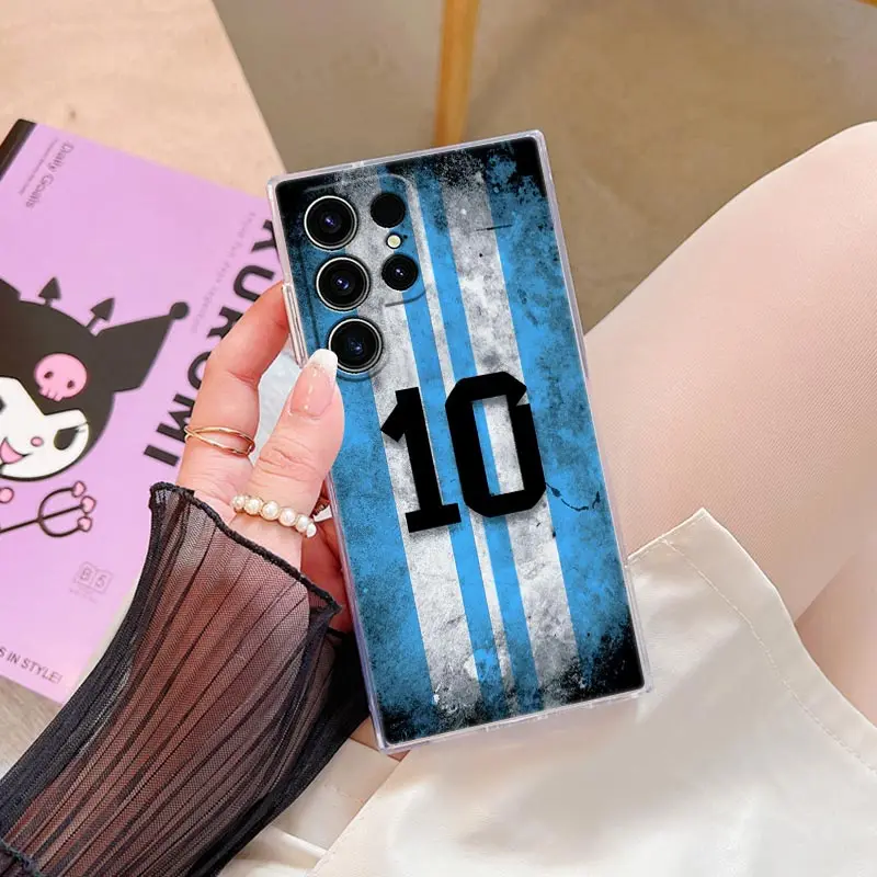 Боковой вид прозрачного чехла для Samsung Galaxy S24