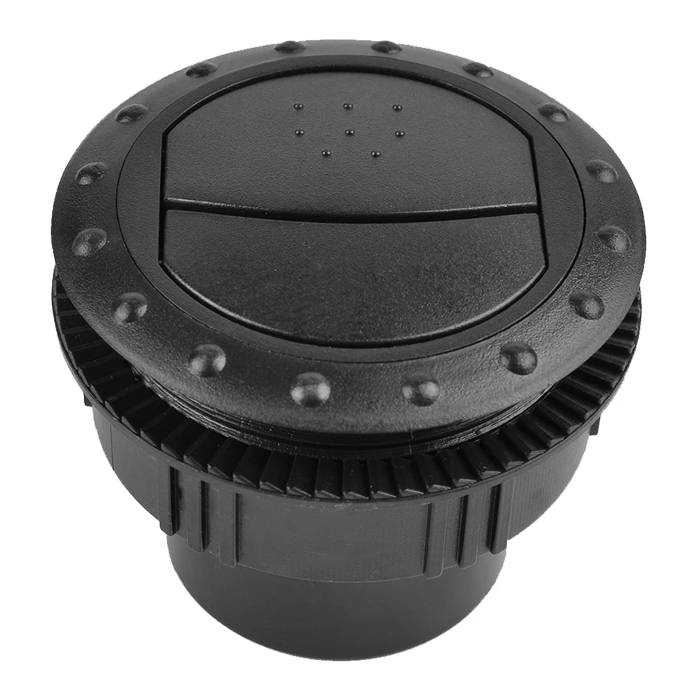 Ventilasi AC Outlet untuk mobil, Bus RV Yacht ATV 60mm ABS A/C ventilasi udara keluar berputar Interior langit-langit bulat
