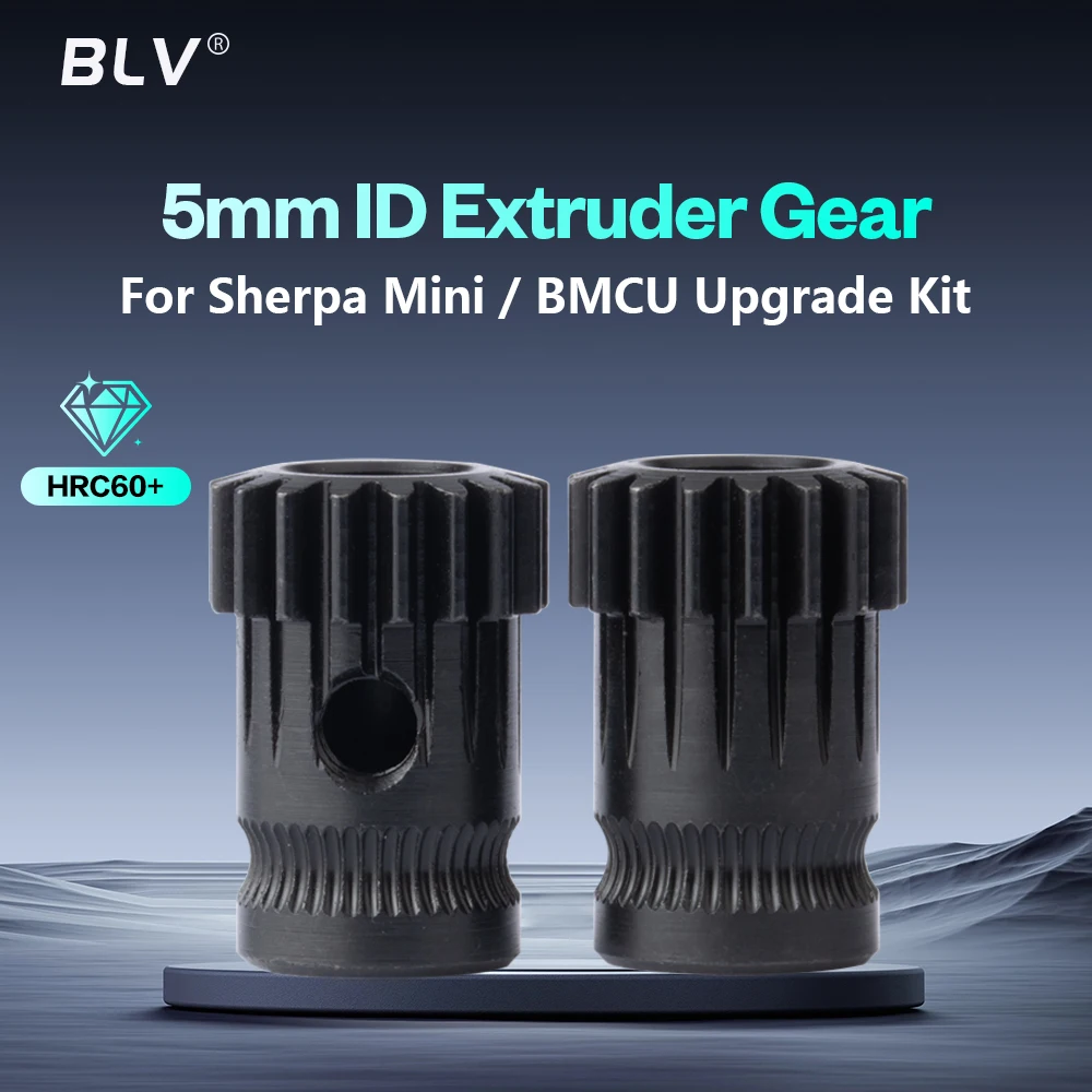 

BLV Inner diameter 5mm hardened steel Extruder Gear For Sherpa mini Extruder Prusa BMCU Upgrade Kit 3d Printer