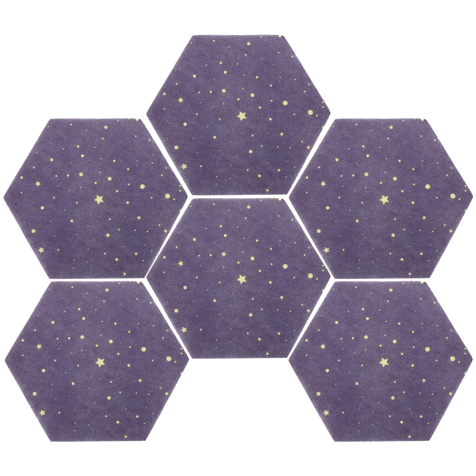 

6Pcs Hexagon Pin Boards Easy Install Memo Board for Wall Home Office Classroom Use Cork Boards for Walls Bulletin Board
