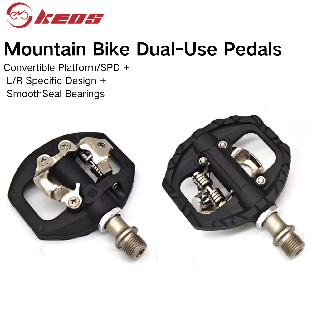 SPD X-M8100 Ultra-light MTB Pedals Bike Self-Locking SPD Pedals DU Bearing Mountain Bike Pedals Die Casting Carbon Fiber Pedal