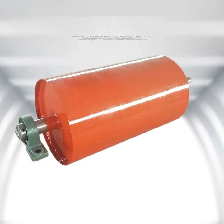 #High Efficiency Magnetic Head Pulley Conveyor Belt Magnetic Roller Head Pulley Drum Separator for Mining