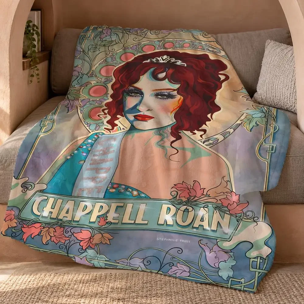 Singer C-Chappell R-Roan Throw Double Sided Flannel Throw Blanket Soft Travel Camping Sofa Bed Home