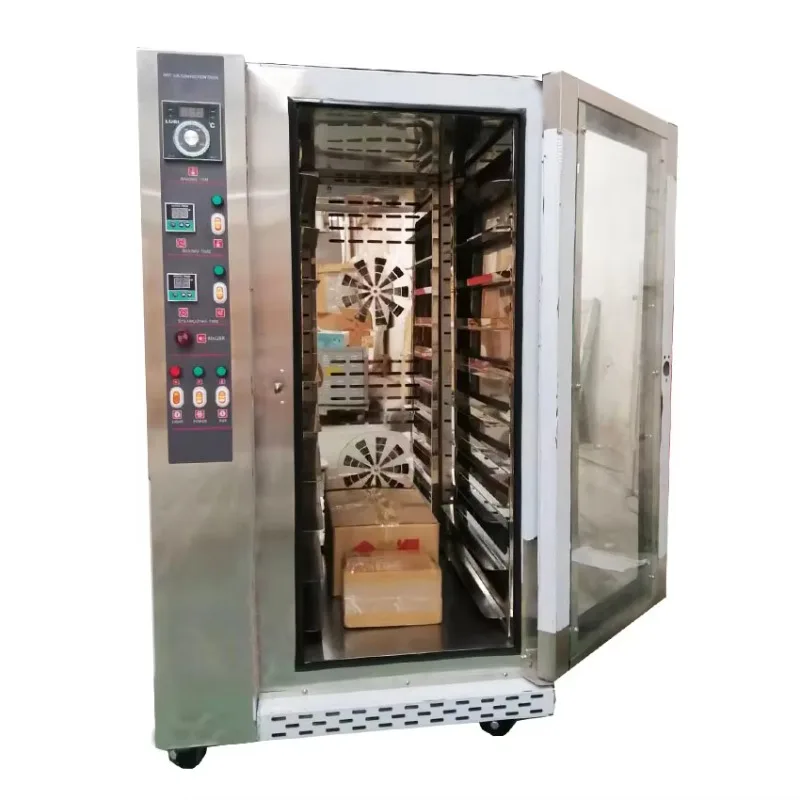 Rotary Oven 12 Tray 64 Tray Rotary Oven Biscuit Hot air Circulation Commercial Bake Oven Customized