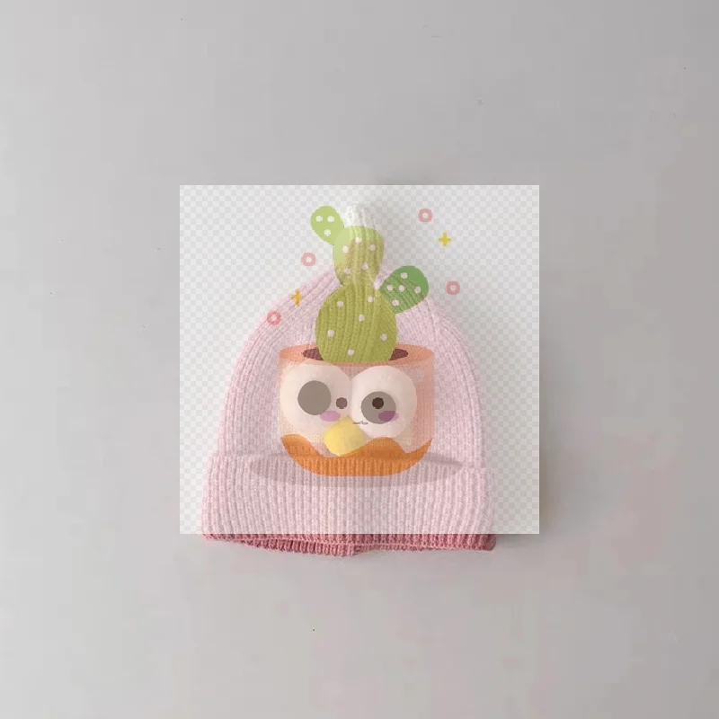 秋と冬のベビー帽子かわいいベビー帽子韓国スタイルプルオーバーウール帽子耳保護子供用ニット帽子