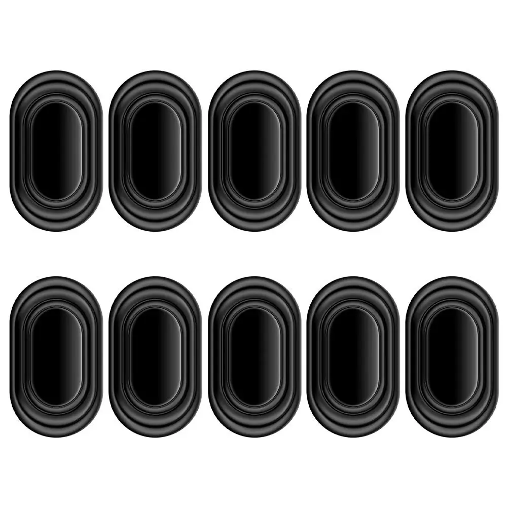 10Pcs Car Door Protector Guard Shock Absorber Pad Silicone Noise Reduction Vibration Dampening Bumper Protector for All Vehicles