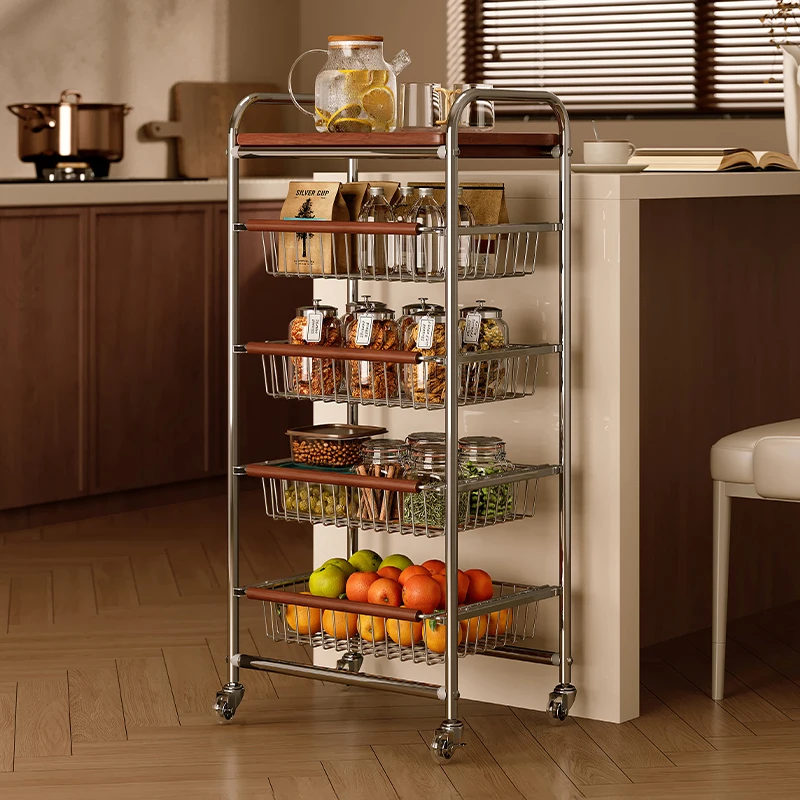 

Trolley Organizers With Drawers Kitchen Islands Removable Storage Complete Unit Auxiliary Furniture Carrito Cocina Portable