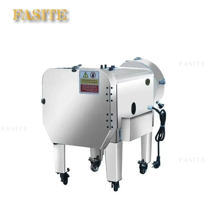 For Commercial Double Head Vegetable Cutter Multi Functional Dicing Shredding Slicing Machine for Canteen Hotel Kitchen