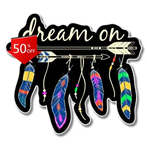 

Dream on Phone Trendy Truck Laptop Walls Bumper Gift Unique Aesthetic Cool Funny