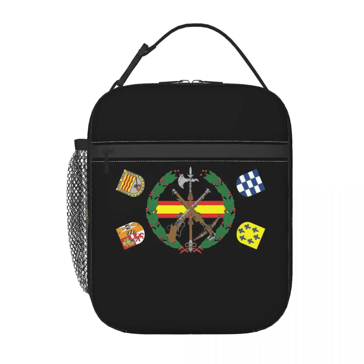 Spanish Legion Insulated Lunch Bag for Women Leakproof Spain Coat of Arms Thermal Cooler Lunch Tote Office Work School