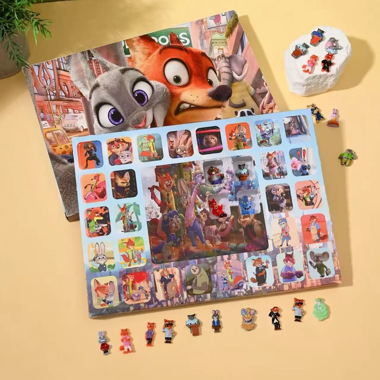 40個入り ディズニー ズートピア ジュディ・ホップス ニック・ワイルド レジン製ミニ静態キャラクターモデル アニメ ブラインドボックス ケーブファン 男の子 女の子 クリスマスプレゼント