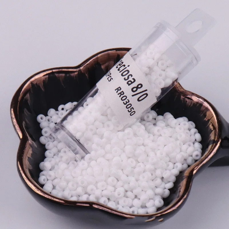 Meistverkaufte Perlen Material Original Baoshi Osha Saatperlen 10g/Flasche 8/0 Opake Baoshi Osha Perlen für DIY Alle Arten von Handarbeiten – Detail 7