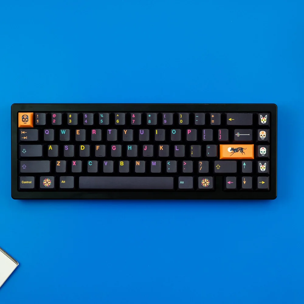 GMK Mictlán Keycaps Cherry Profile PBT Keycap Dye-Sub Lightproof KeyCaps For MX Mechanical Magnetic Keyboard
