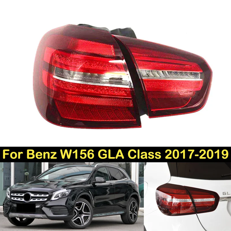 DECHO Taillight For Mercedes-Benz GLA Class W156 X156 2017 2018 2019 GLA200 GLA260 Brake Light Rear bumper taillamps tail light