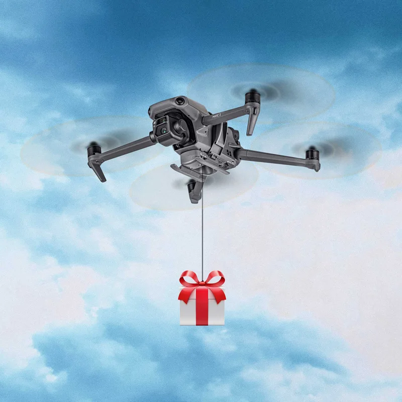 

DJI Mavic 3 /Classic Airdrop System Landing Gear Wedding Gift Delivery Dispenser Fishing Bait Thrower Mavic 3 Drone Accessory