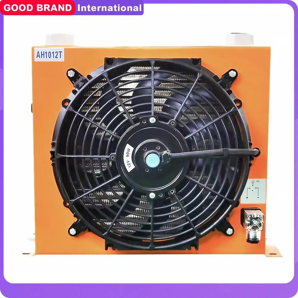 

AH1012T-CA Hydraulic Air Cooler Air Cooled Oil Radiator AF Series Plate-Fin Hydraulic Aluminum Oil Coolers 100L/MIN