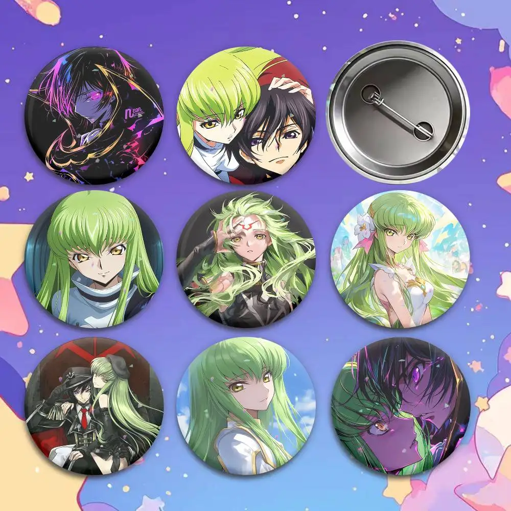 Anime Code G-Geass Button Pins Backpack Clothing Decor Brooch Badge Jewelry Gifts for Kids