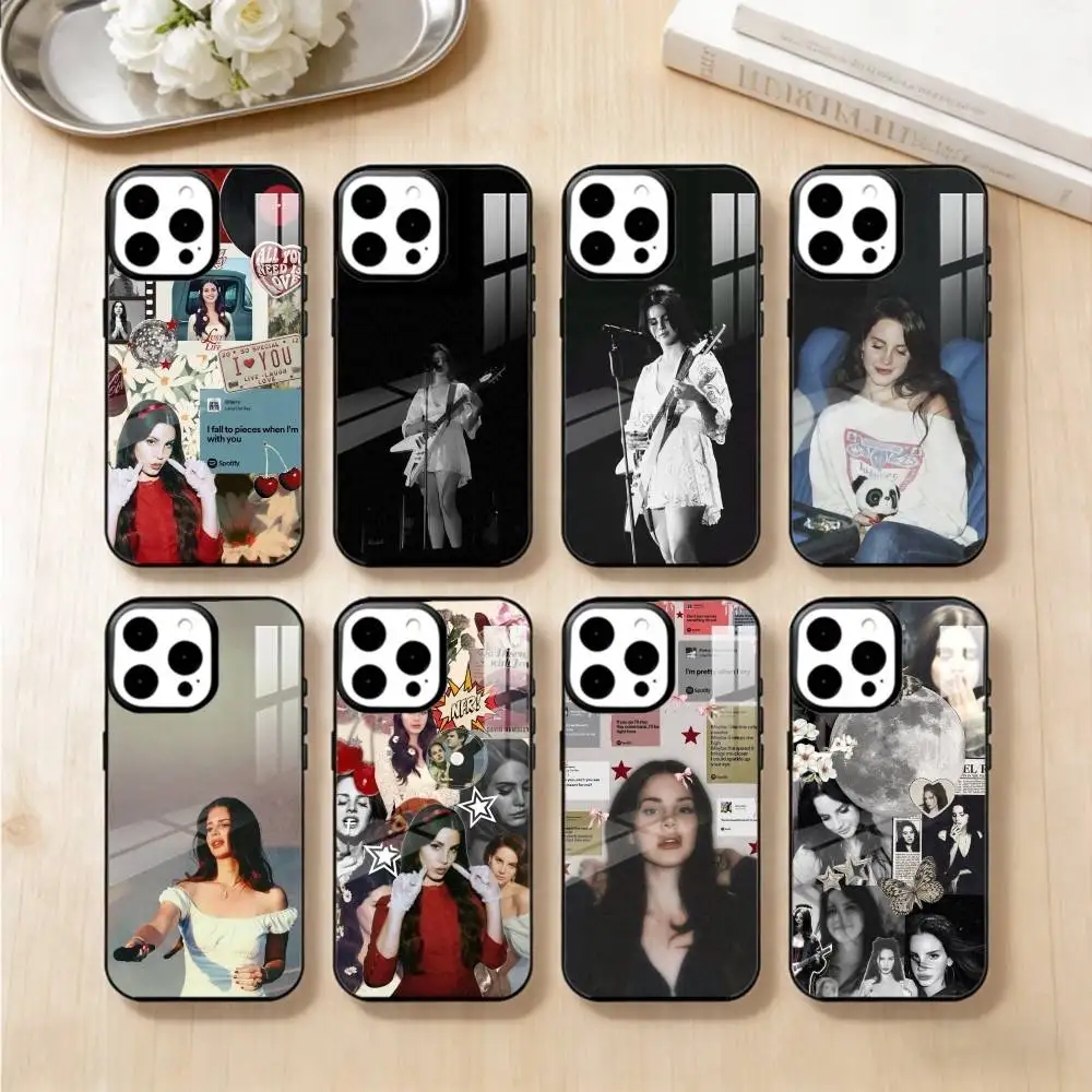 

Rey Hot Singer Lana Del Phone Case For iPhone17,16,15,14,13 Plus,Pro Max Magnetic For Magsafe Wireless Charging