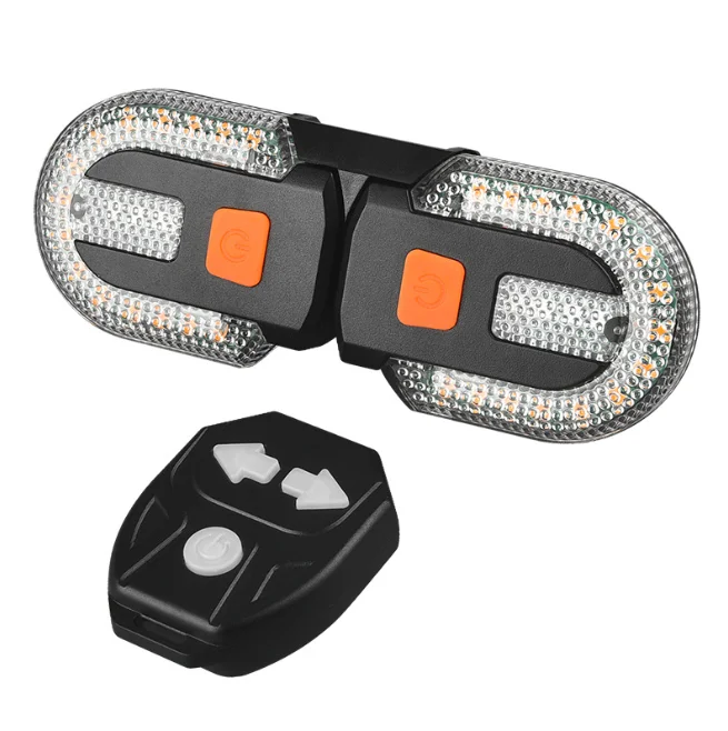 Bike Turn Signal Rear Light Remote Lights LED Rechargeable USB Bicycle Lamp Bike Wireless Indicators Back Led Scooter Tail Light