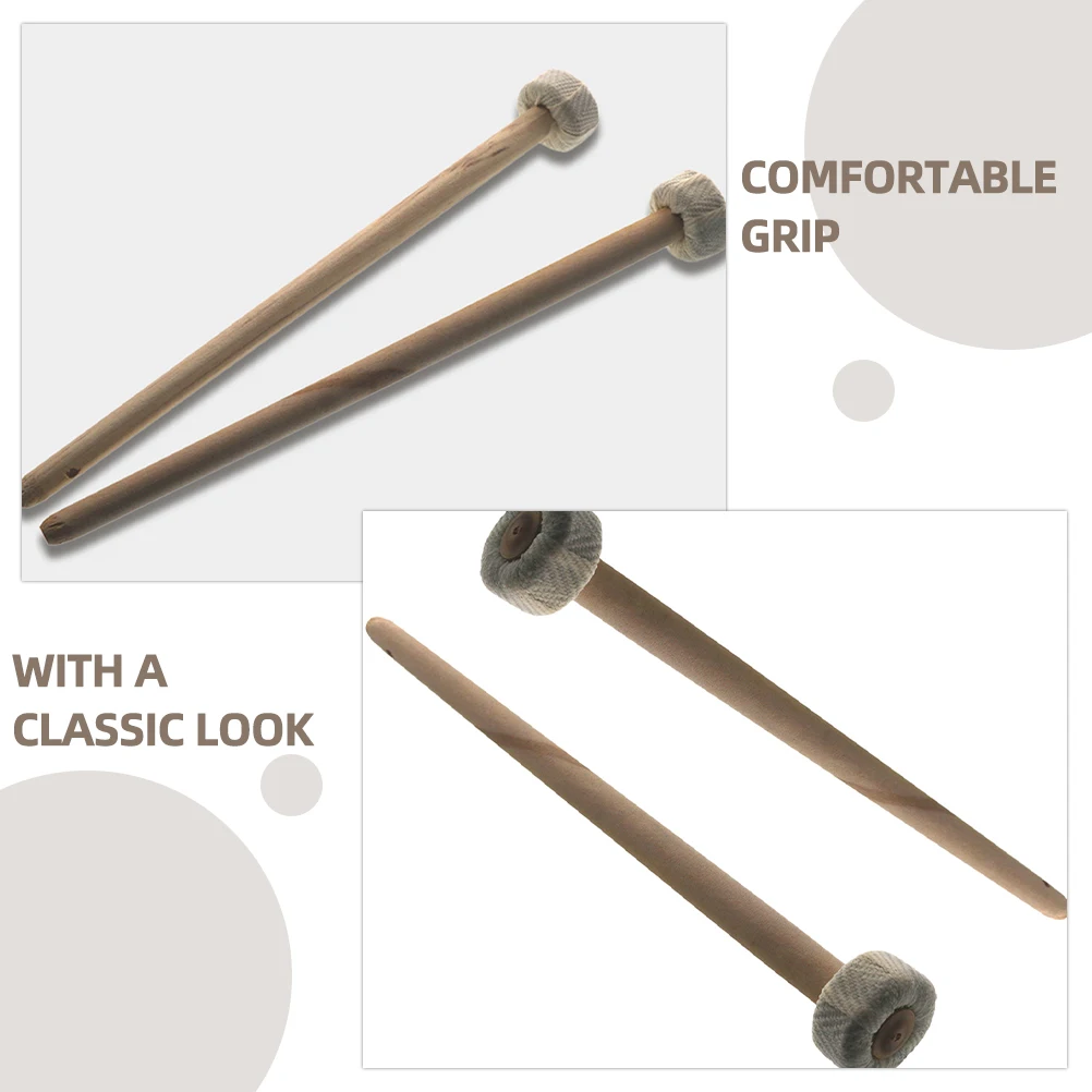 

Drumstick Small Accessories for Gong Mallet Drumsticks Beginner Percussion Beige