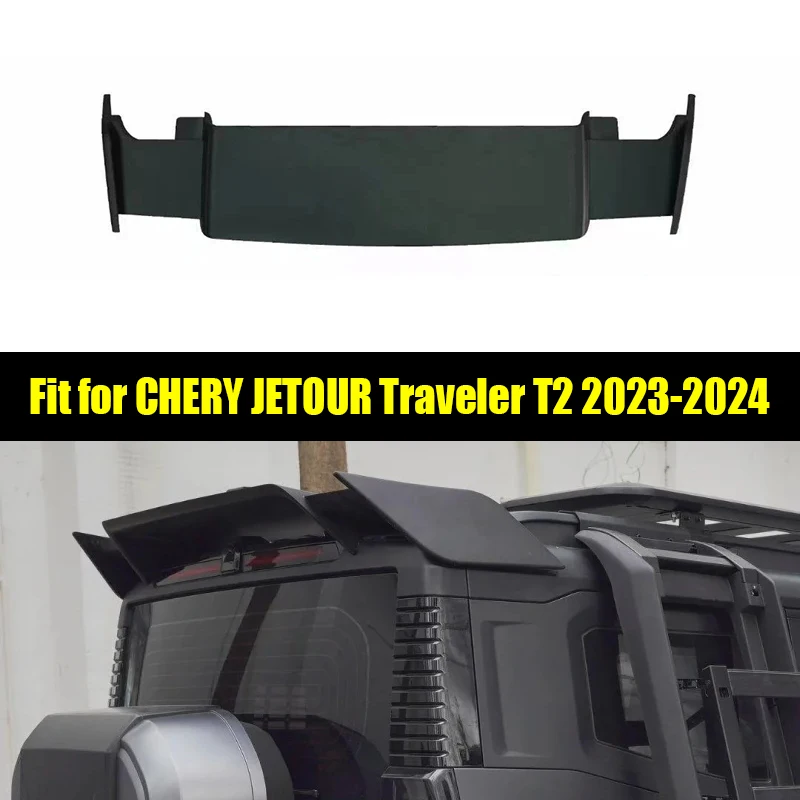 Sports Rear Wing Suitable for CHERY Jetour Traveller T2 2023 2024 City Hunter Kit Modification Car Spoiler Fixed Rear Wing