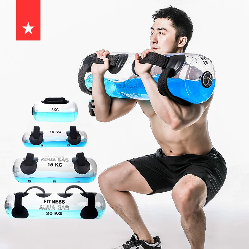 5/10/15/20/30kg Aqua Bag Portable Inflatable Water Power Bags for Weightlifting Workout Home Gym Body Building Fitness Equipment