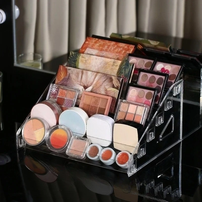 

Nail Polish Display Stand 3 5 7 Layers Clear Cosmetic Rack Holder for Essential Oil Bottle Storage Organizer