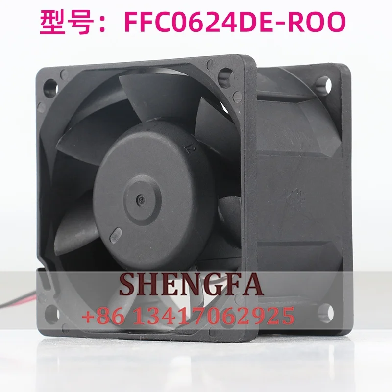 Delta 12V 48V DC24V 1.25A 6038 6CM  60X60X38MM Double Ball Bearing Large air Velocity Measurement FFC0624DE-R00 Cooling Fan
