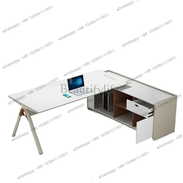 

yj5 Foshan boss desk, manager assistant minister office furniture