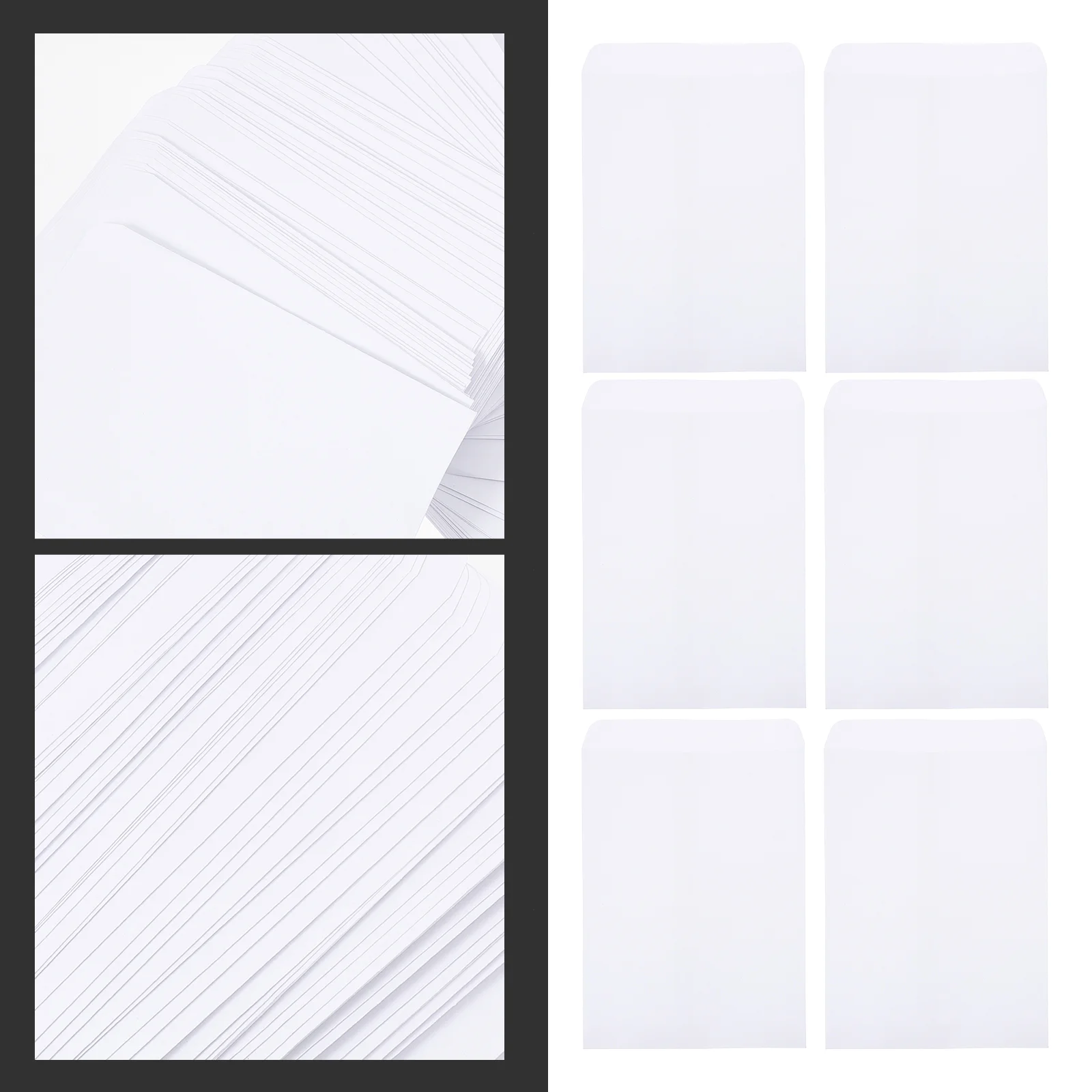 100 Pcs Mail Sack Safe Envelopes Practical Paper Cash Receipt Money Storage Bags No Word Document