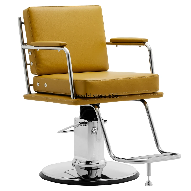 Ecological leather hair salon special lifting rotating hair cutting seat hair salon stool tide shop