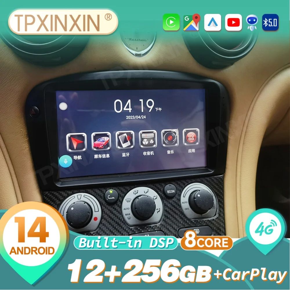 

Для Maserati Coupe 3200 GT 4200 GT 2004 ~ 2007 Android Auto Carplay автомобильный радиоприемник автомобильный мультимедийный плеер GPS Navi головное устройство