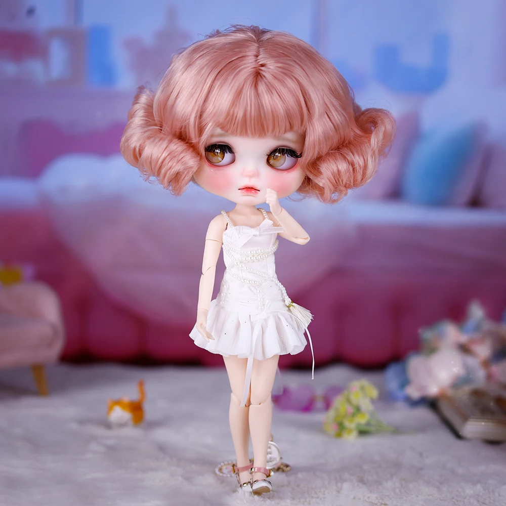 ICY DBS Blyth Doll Doll 1/6 Jointed 30cm Hand-Painted Set with Sad Expression BJD Toy Fashion Gift