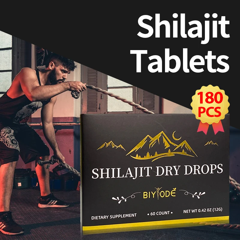 

Shilajit Tablets & Resin & Capsule Fulvic Acid & Minerals Pure Himalayan Mountains Brain Energy Immune Support Supplement