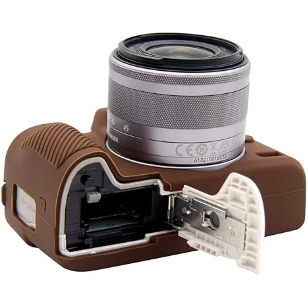 

For Canon M50 M50II , silicone cover, camera bag Protective Body Case + free tempered film