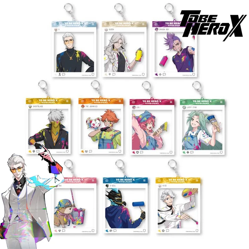 Аниме-to-be-hero-x-queen-dragon-boy-ghostblade-брелок-для-косплея-акриловый-орнамент-брелок-для-ключей-фигурка-брелок-аксессуары-реквизит