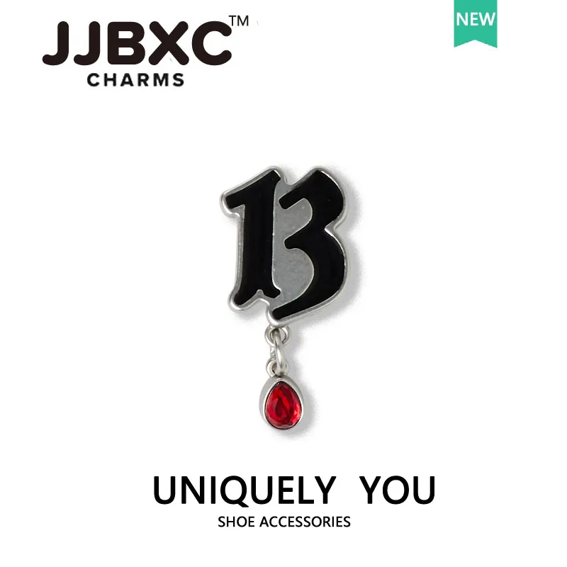 إكسسوارات الأحذية المعدنية JJBXC سحرية مصنوعة من خليط الآيس كريم والشفاه الحمراء على شكل قلب الحب لتقوم بها بنفسك أحذية عصرية زينة مناسبة للأحذية المتقاطعة