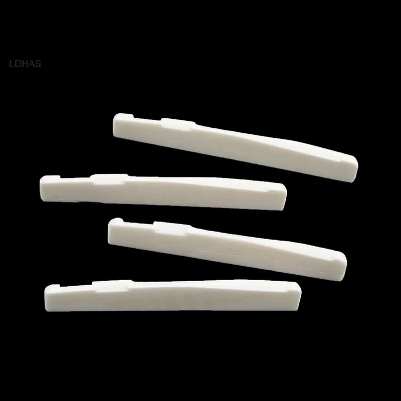 1PC Real Bone Bridge Saddle For Folk Acoustic Guitar 72MM/74MM/76MM/80MM 3MM X 12MM Guitar Accessories