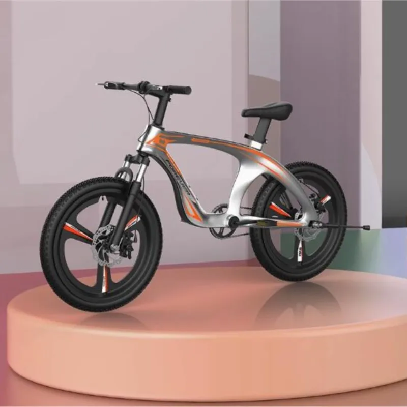 Magnesium Alloy Variable Speed Bicycle Disc Brake Integrated Wheel Male and Female Children Mountain Bike, New Free Installation