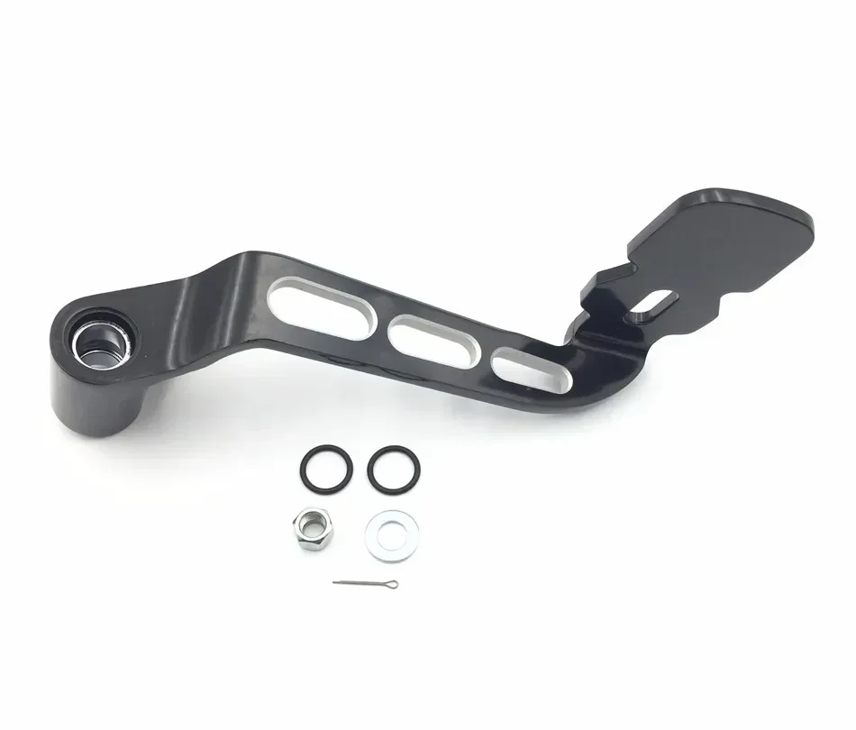 Motorcycle Billet Rear Brake Lever Brake Pedal Foot Lever Three-Hollow-Out For 2014-2020 Harley Davidson Touring and Trike