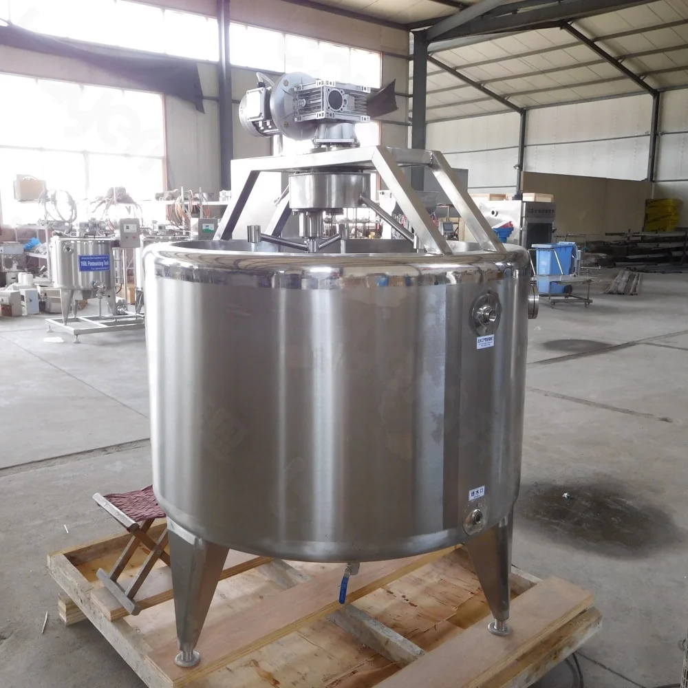 Small Scale Dairy Feta Cheese Make Tank Equipment Mozzarella Cooking And Stretching Machine For Sale