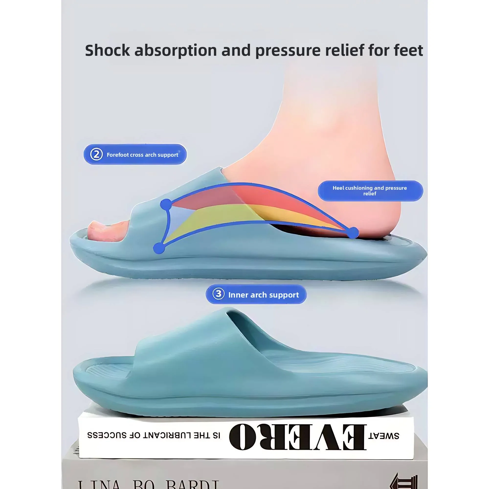 Arch Support Slippers for Plantar Fasciitis Men Women Relief Shoes EVA Breathable Footwear Comfortable Soft Sole Summer Sandals