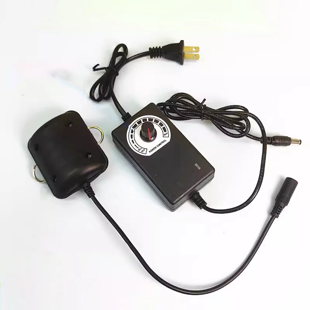 Powerful Vibration Motor Set DIY MINI Electric Adjustable Speed Massage Vibration Motor with Case and Power Adapter