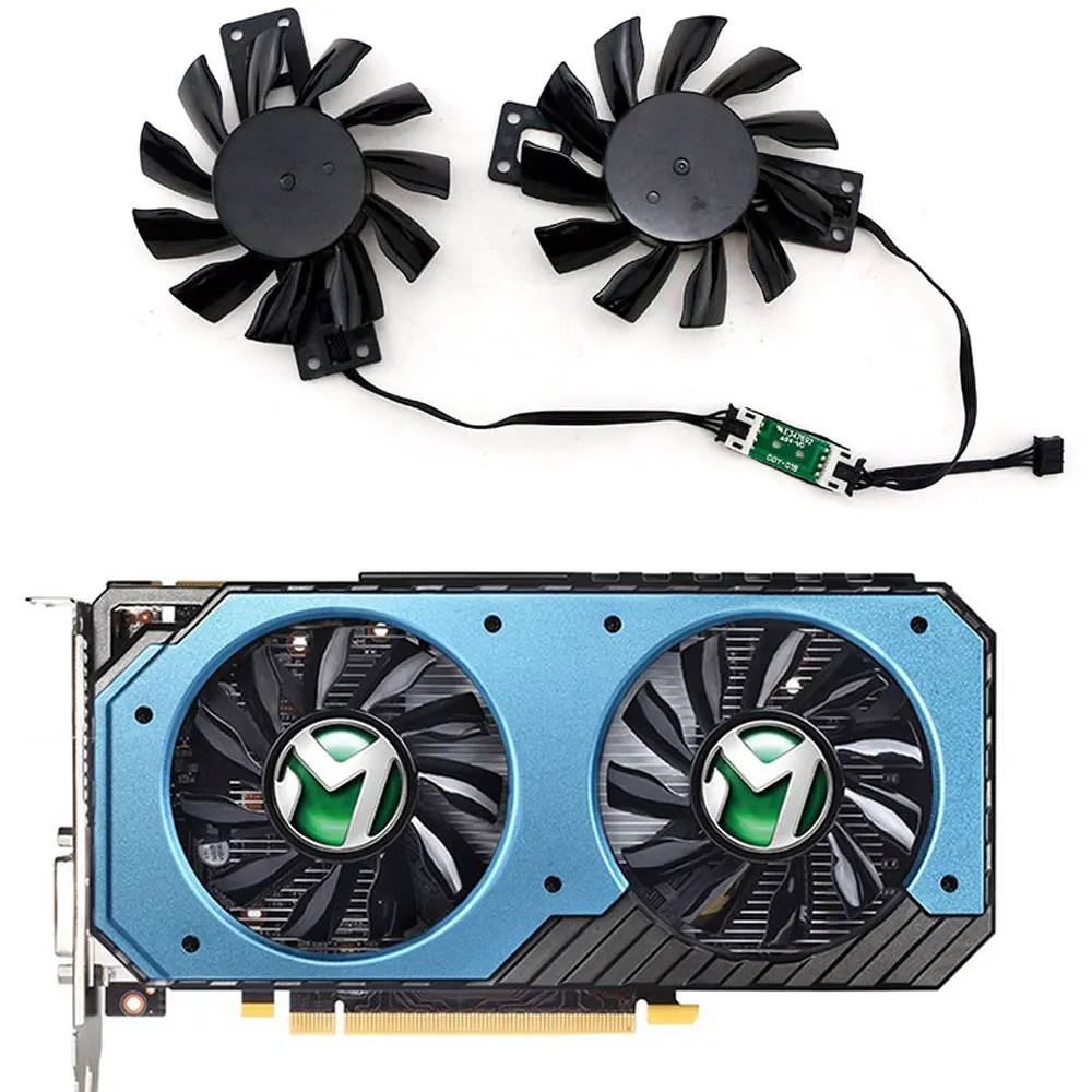 New MAXSUN GTX 950 2G graphics card fan is suitable for replacing the cooling fan of the MAXSUN GTX 950 2G graphics card