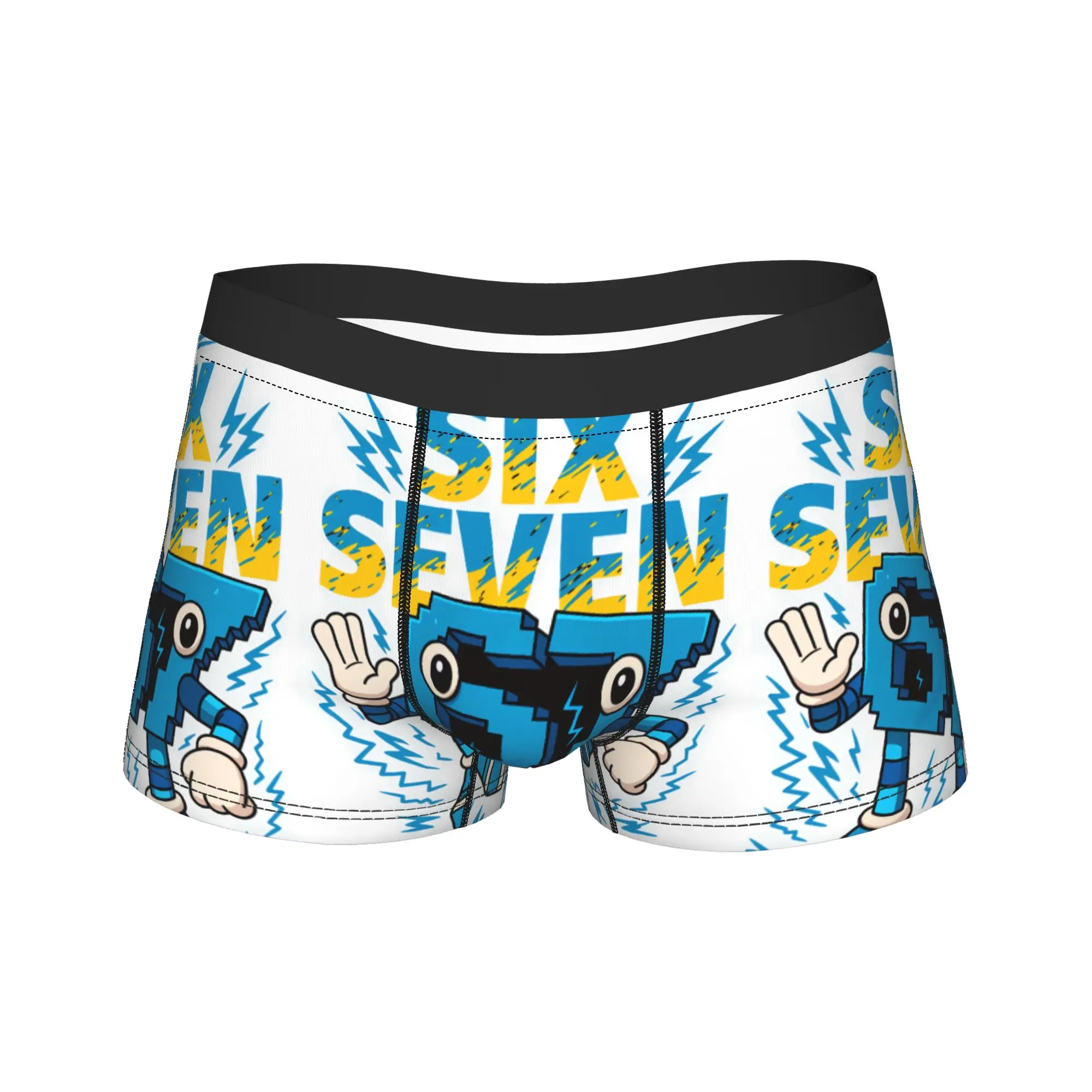 

67 Six Seven 6-7 Underwear Funny Italian Brainrot Custom Boxershorts High Quality Male Panties Comfortable Boxer Brief