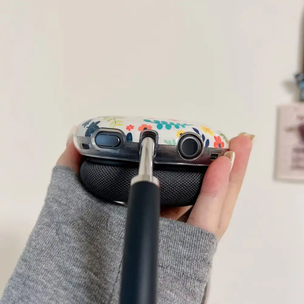 Ins корейская мода красочные цветы бабочки стандартные для AirPods MAX горячая Распродажа мягкая защита от падения