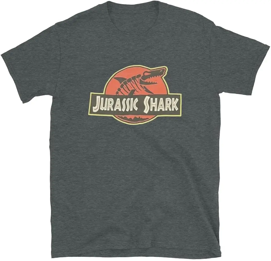 Jurassic Shark Shirt - Dinosaur Era Ocean Predator Tee Y2K tops Unisex Summer Short Sleeve